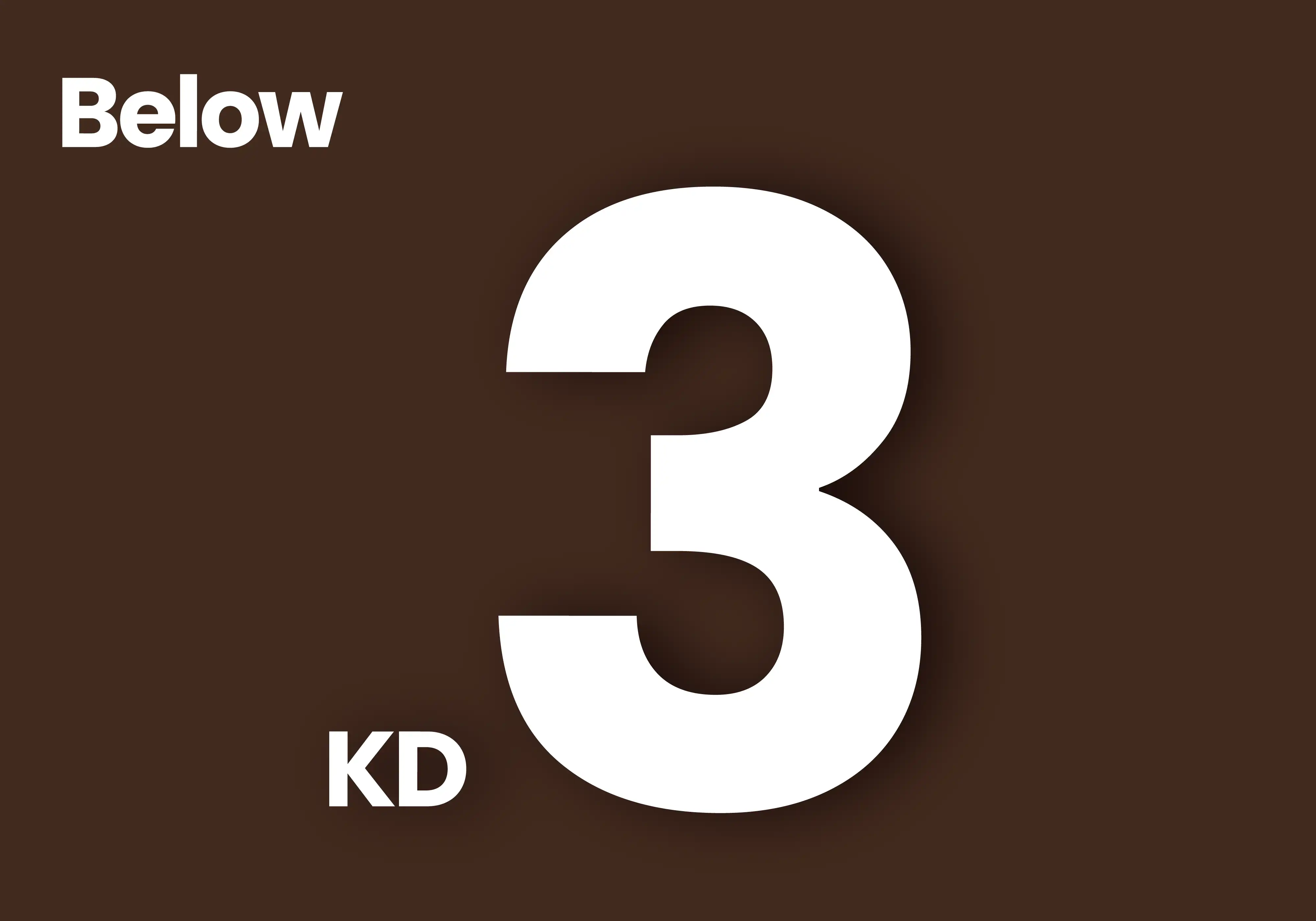Below 3KD